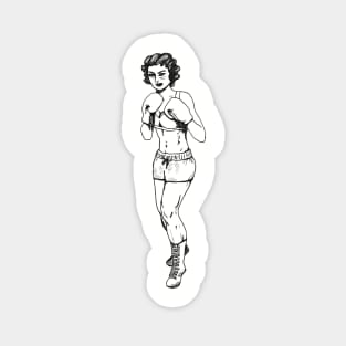 Boxing Babe! Sticker